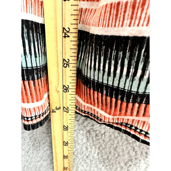 Vtg Y2K Mini Dress Silence‎ & Noise Womens Large Aztec Strapless Geometric Boho - Picture 4 of 7